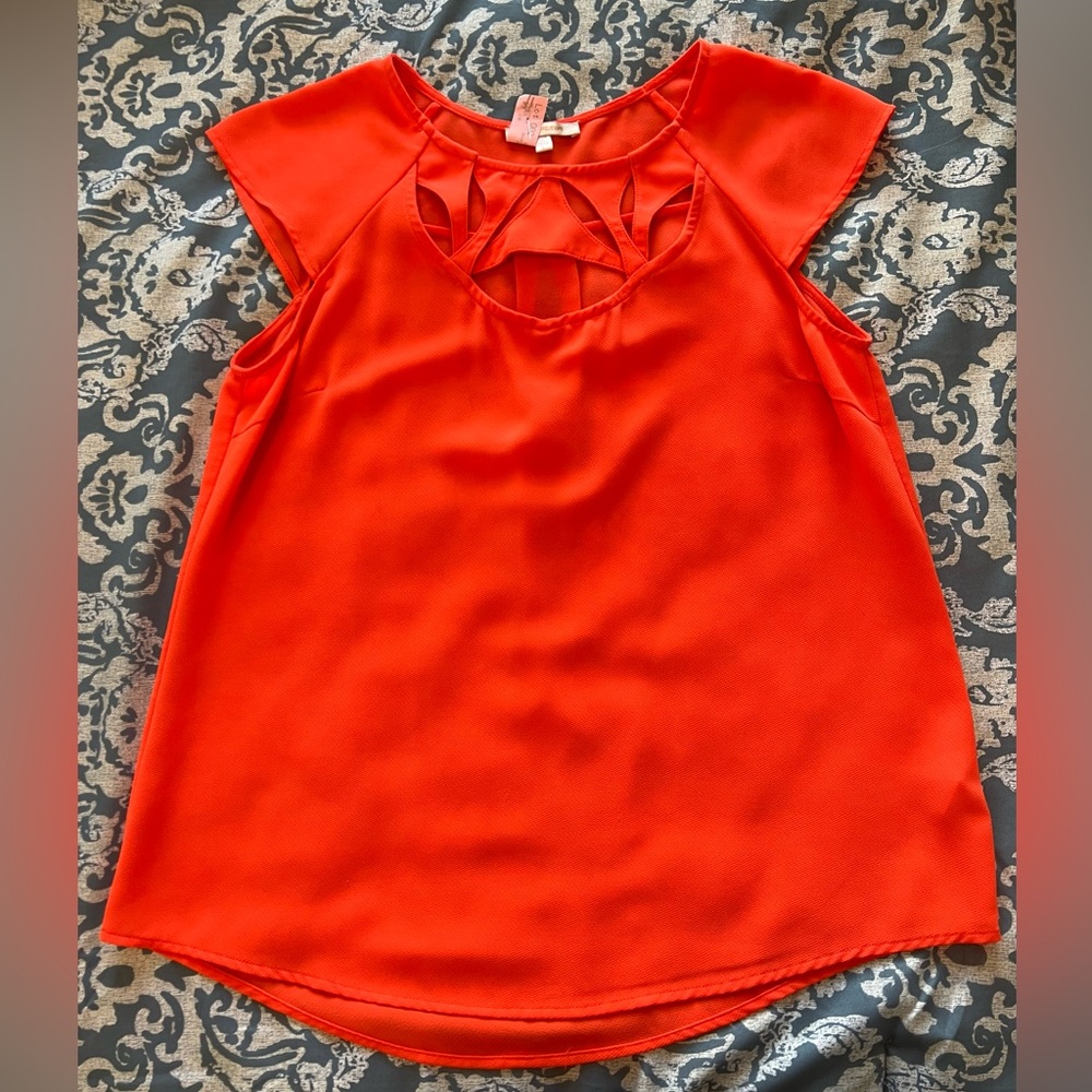 Beautiful Orange Blouse
